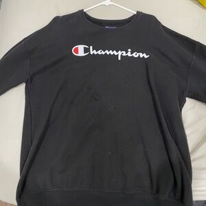 Champion Dark Gray Athletic Sweatshirt